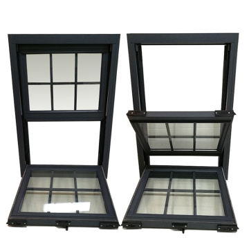 Chinese factory french aluminum window double hung windows